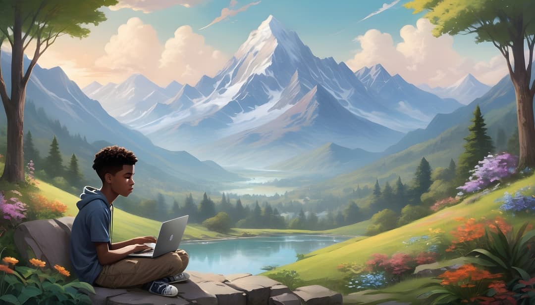 a landscape picture of me